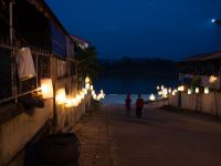 street in Chiang Khong leading to Mekong River